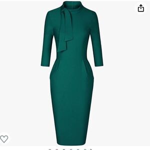 Elegant Teal Midi Dress